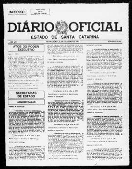 Diário Oficial do Estado de Santa Catarina. Ano 53. N° 13258 de 30/07/1987