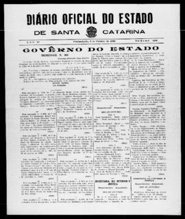 Diário Oficial do Estado de Santa Catarina. Ano 6. N° 1609 de 09/10/1939
