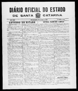 Diário Oficial do Estado de Santa Catarina. Ano 13. N° 3213 de 26/04/1946