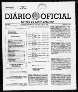 Diário Oficial do Estado de Santa Catarina. Ano 66. N° 16149 de 22/04/1999
