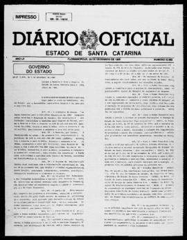 Diário Oficial do Estado de Santa Catarina. Ano 52. N° 12852 de 09/12/1985