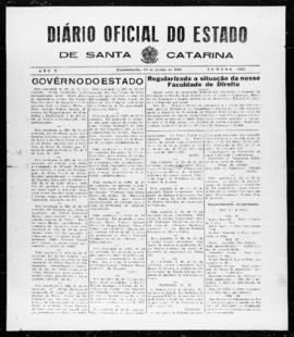 Diário Oficial do Estado de Santa Catarina. Ano 5. N° 1237 de 25/06/1938