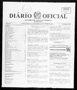 Diário Oficial do Estado de Santa Catarina. Ano 70. N° 17260 de 15/10/2003