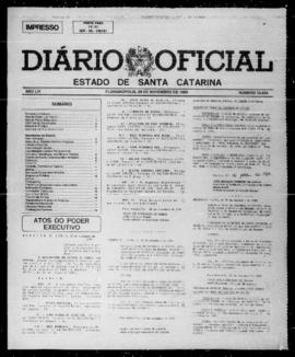 Diário Oficial do Estado de Santa Catarina. Ano 54. N° 13834 de 29/11/1989
