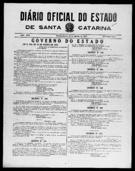 Diário Oficial do Estado de Santa Catarina. Ano 16. N° 4008 de 29/08/1949