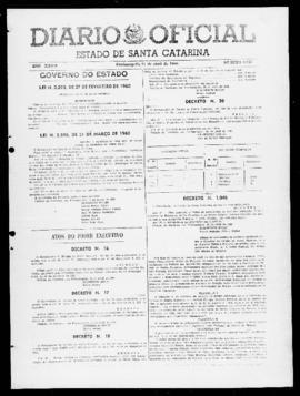 Diário Oficial do Estado de Santa Catarina. Ano 27. N° 6547 de 27/04/1960
