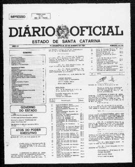 Diário Oficial do Estado de Santa Catarina. Ano 55. N° 14116 de 23/01/1991