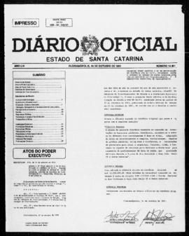 Diário Oficial do Estado de Santa Catarina. Ano 56. N° 14301 de 16/10/1991