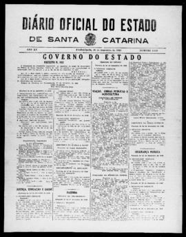 Diário Oficial do Estado de Santa Catarina. Ano 15. N° 3853 de 30/12/1948