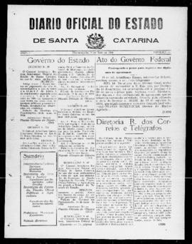 Diário Oficial do Estado de Santa Catarina. Ano 1. N° 61 de 19/05/1934