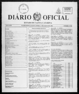 Diário Oficial do Estado de Santa Catarina. Ano 72. N° 17948 de 17/08/2006
