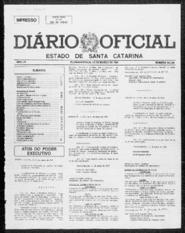 Diário Oficial do Estado de Santa Catarina. Ano 56. N° 14148 de 12/03/1991