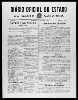 Diário Oficial do Estado de Santa Catarina. Ano 11. N° 2842 de 19/10/1944
