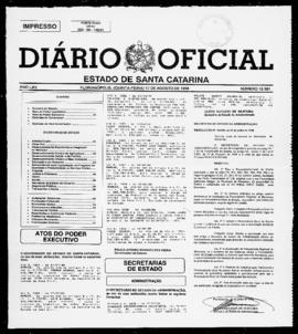 Diário Oficial do Estado de Santa Catarina. Ano 65. N° 15981 de 13/08/1998