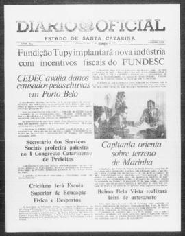 Diário Oficial do Estado de Santa Catarina. Ano 40. N° 9938 de 01/03/1974
