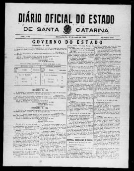 Diário Oficial do Estado de Santa Catarina. Ano 16. N° 3947 de 27/05/1949