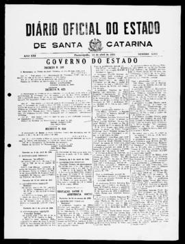 Diário Oficial do Estado de Santa Catarina. Ano 21. N° 5115 de 14/04/1954