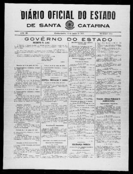 Diário Oficial do Estado de Santa Catarina. Ano 11. N° 2755 de 14/06/1944