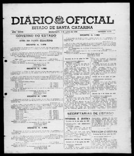 Diário Oficial do Estado de Santa Catarina. Ano 27. N° 6614 de 03/08/1960