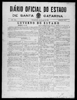 Diário Oficial do Estado de Santa Catarina. Ano 16. N° 3943 de 20/05/1949