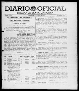 Diário Oficial do Estado de Santa Catarina. Ano 27. N° 6570 de 31/05/1960