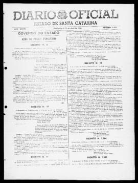 Diário Oficial do Estado de Santa Catarina. Ano 27. N° 6544 de 22/04/1960