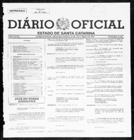 Diário Oficial do Estado de Santa Catarina. Ano 68. N° 16784 de 12/11/2001