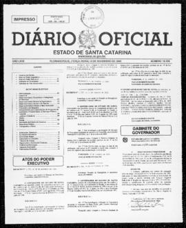Diário Oficial do Estado de Santa Catarina. Ano 67. N° 16539 de 14/11/2000