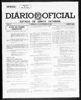 Diário Oficial do Estado de Santa Catarina. Ano 52. N° 12903 de 25/02/1986