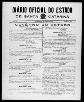 Diário Oficial do Estado de Santa Catarina. Ano 12. N° 3024 de 19/07/1945
