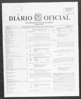 Diário Oficial do Estado de Santa Catarina. Ano 70. N° 17227 de 29/08/2003