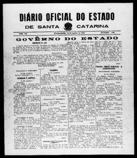 Diário Oficial do Estado de Santa Catarina. Ano 7. N° 1827 de 14/08/1940