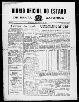 Diário Oficial do Estado de Santa Catarina. Ano 1. N° 281 de 18/02/1935