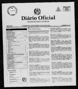 Diário Oficial do Estado de Santa Catarina. Ano 77. N° 19129 de 14/07/2011