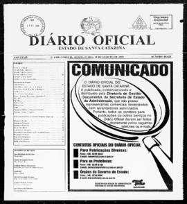 Diário Oficial do Estado de Santa Catarina. Ano 74. N° 18425 de 15/08/2008