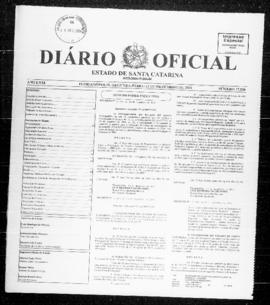 Diário Oficial do Estado de Santa Catarina. Ano 71. N° 17536 de 13/12/2004