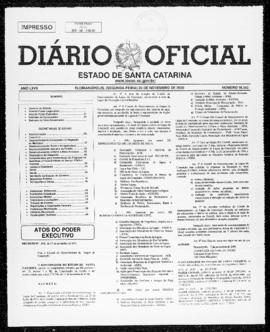 Diário Oficial do Estado de Santa Catarina. Ano 67. N° 16542 de 20/11/2000