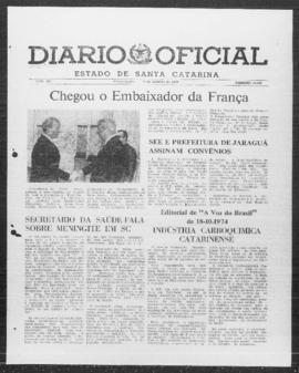Diário Oficial do Estado de Santa Catarina. Ano 40. N° 10098 de 18/10/1974