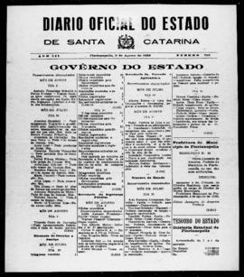 Diário Oficial do Estado de Santa Catarina. Ano 3. N° 703 de 05/08/1936