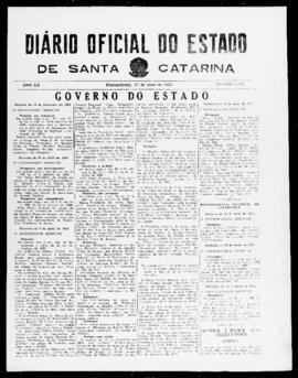 Diário Oficial do Estado de Santa Catarina. Ano 20. N° 4905 de 27/05/1953