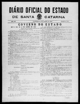 Diário Oficial do Estado de Santa Catarina. Ano 15. N° 3867 de 24/01/1949
