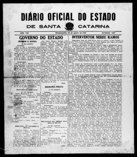 Diário Oficial do Estado de Santa Catarina. Ano 7. N° 1837 de 29/08/1940