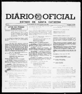 Diário Oficial do Estado de Santa Catarina. Ano 51. N° 12525 de 10/08/1984