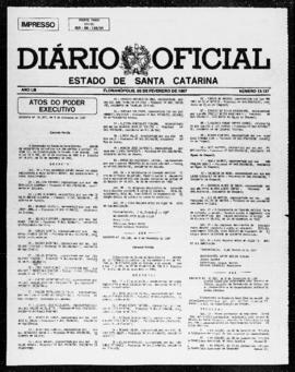 Diário Oficial do Estado de Santa Catarina. Ano 53. N° 13137 de 03/02/1987