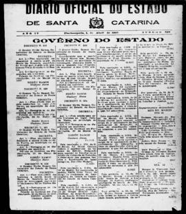Diário Oficial do Estado de Santa Catarina. Ano 4. N° 890 de 01/04/1937