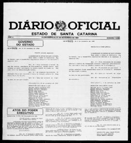 Diário Oficial do Estado de Santa Catarina. Ano 51. N° 12584 de 07/11/1984