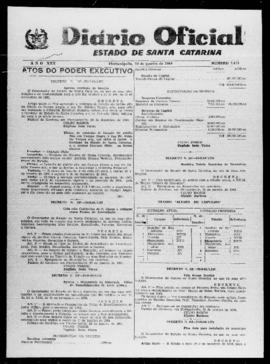 Diário Oficial do Estado de Santa Catarina. Ano 30. N° 7473 de 29/01/1964