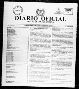 Diário Oficial do Estado de Santa Catarina. Ano 74. N° 18346 de 22/04/2008