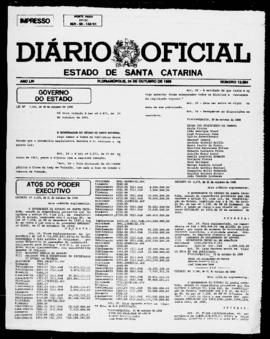 Diário Oficial do Estado de Santa Catarina. Ano 54. N° 13564 de 24/10/1988