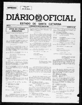Diário Oficial do Estado de Santa Catarina. Ano 52. N° 12739 de 28/06/1985